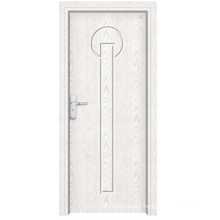 Cheaper Price Interior PVC Door with Walnut Design